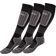 Accezzi Merino 20 Ski Socks 3-pack - Black