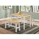 4D Concepts New York Natural/White Dining Set 26.8x44.9" 3