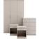 GFW Panama Light Grey Wardrobe 101x165cm 4pcs