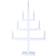Star Trading Tripp White Candle Bridge 49cm