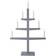 Star Trading Tripp Grey Adventsljusstake 49cm