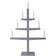 Star Trading Tripp Grey Adventsljusstake 49cm