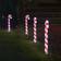 Konstsmide Candy Cane White/Red Jullampa ∅ 4cm 5st