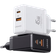 Usams Network Charging 1xUSB-C 1xUSB 45W head only GaN PD3.0 QC3.0 Fast Charging white/white CC178TC02 US-CC178