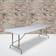 Flash Furniture Kathryn Granite White Dining Table 29x96"