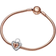 Pandora Two Tone Padlock Splittable Heart Charm - Silver/Rose Gold
