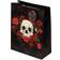 Puckator Skulls and Roses Red Roses Gift Bag Large