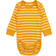 Polarn O. Pyret Striped Baby Body - Dark Yellow (60491279-695)