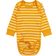 Polarn O. Pyret Striped Baby Body - Dark Yellow (60491279-695)