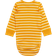 Polarn O. Pyret Striped Baby Body - Dark Yellow (60491279-695)