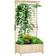 OutSunny Wood Planter with Trellis for Vines 45x90x183cm