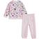 adidas Infant Essentials Allover Print Jogger Set - Clear Pink/Bliss Pink