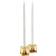 Audo Copenhagen Kubus Micro Gold Plated Ljusstake 3.5cm 2st