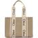 Chloé Woody Medium Shopper Bag Linne - Rosa