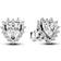 Pandora Sparkling Heart Halo Stud Earrings - Silver/Transparent