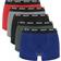 HUGO BOSS Trunks with Logo Waistbands 5-pack - Red/Blue/Black