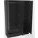 Polifurniture Denmark Black Wardrobe 47.8x70.8"