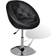 vidaXL 240449 Black Barstol 93cm