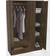 Polifurniture Denmark Dark Brown Wardrobe 47.8x70.8"