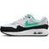 NIKE Air Max 1 GS - White/Pure Platinum/Court Purple/Hyper Jade