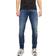 Jack & Jones Slim Fit Jeans mit Label-Patch Modell 'GLENN' in Dunkelblau, Größe