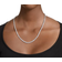 Swarovski Matrix Tennis Necklace - Silver/Transparent