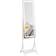 Homcom Free Standing With Shelf White Floor Mirror 42x155.5cm