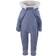 Rachel Riley Baby Faux Fur Trim Snowsuit - Blue