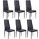 Kosy Koala Leather Black Kitchen Chair 96cm 6pcs