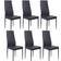 Kosy Koala Padded Black Kitchen Chair 96cm 6pcs