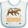 Inktastic Nevada Vacation Bear Silhouette Baby Bib