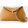 Toteme T-Lock Leather Clutch - Black