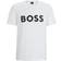 HUGO BOSS Men's Decorative Reflective Hologram Logo T-shirt - White