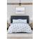 Sleepdown Seashore Duvet Cover Blue, White (200x200cm)