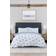 Sleepdown Seashore Duvet Cover White, Blue (200x200cm)