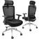 VEVOR Ergonomic Black Kontorsstol 124cm