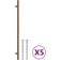vidaXL bronze, 320 mm/ 5 Cabinet Handles Drawer Pull 5pcs