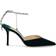 Jimmy Choo Saeda 85 Velvet - Dark Green