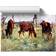 East Urban Home Cows In A Field by Edouard Manet Green/Grey Poster 59x42cm