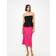 Whistles Womens Multi-coloured Floral-print Stretch Recycled-polyester Midi Skirt