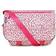 J World Terry Messenger Bag - Pink/White