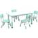 Qaba Kids Table & Chair Set 5pcs