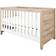 Tutti Bambini Modena 3 in 1 Cot Bed White/Oak 29.5x58.3"