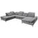 Stella Trading Melfi Dark Grey Sofa 350cm