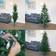 Dellonda Pre-Lit Green Christmas Tree 213cm