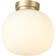 Discovery Chicago Small Satin Gold Ceiling Flush Light 19cm