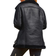 Roman Faux Fur Lined Zip Detail Aviator Jacket - Black