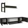 In Living Nadja Black/Gold TV-bord 180x32.5cm