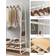 Vasagle RGR112W09 Oak/Cream White Clothes Rack 100x160cm