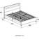 Home Deluxe LED Nube with Drawers Bettrahmen